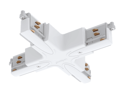 X-Feed Connector, 3 Circuit Track, Black/White
